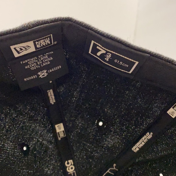 Mens Los Angeles Angels Black New Era Authentic Collection Fitted Hat - Picture 5 of 7